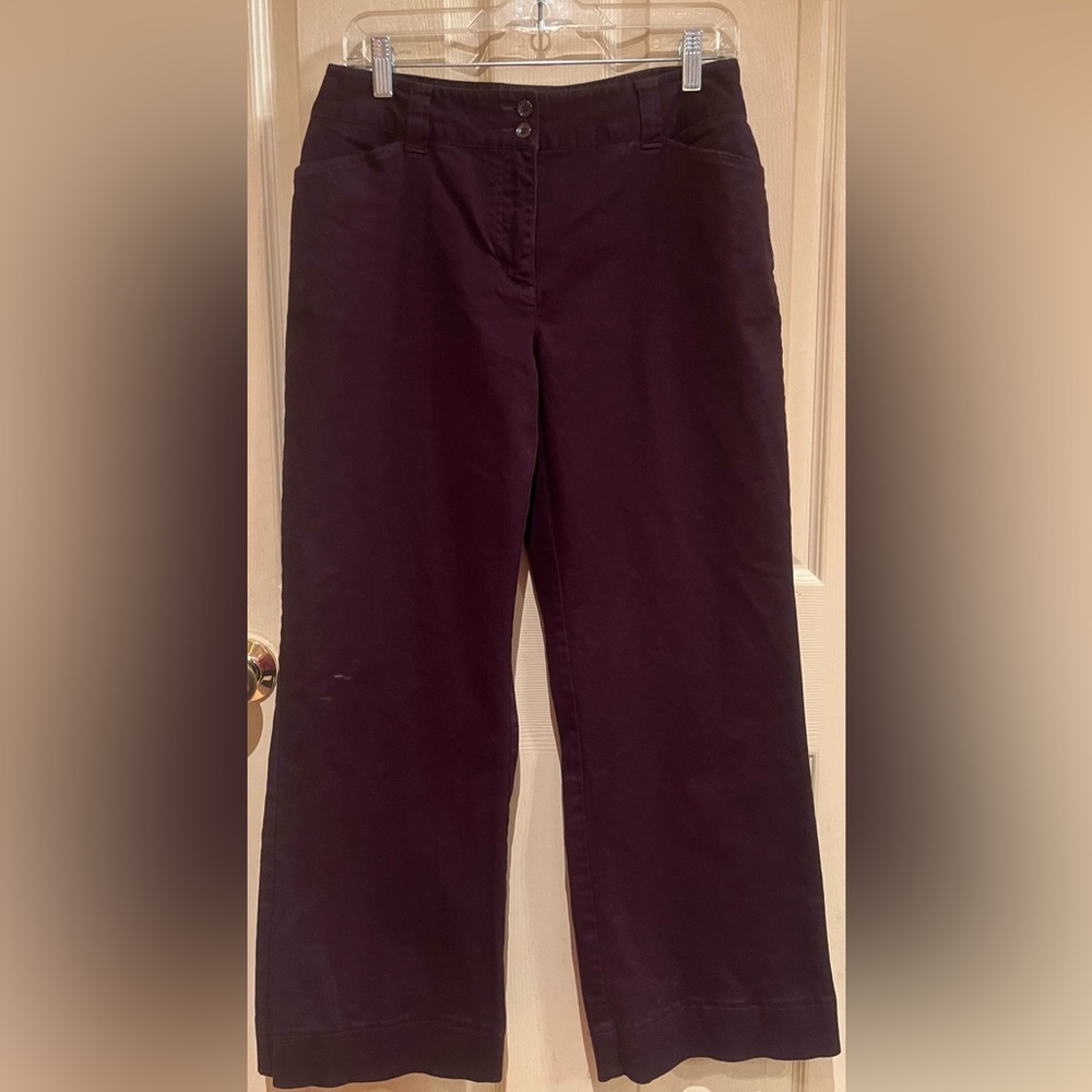 Women’s Chic Dark Burgundy Pants. Size 9